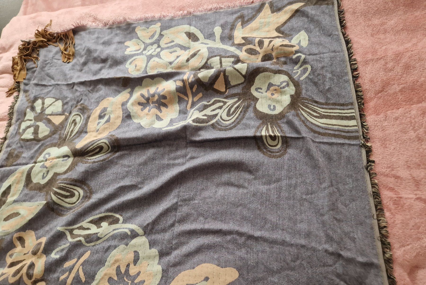 Esprit Foulard & Sciarpe: Esprit Schal Leder Wolle Baumwolle – Nuovo (secondo la descrizione) da Erlinsbach SO venduto da ULIKH 5