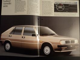 Prospekt Lancia Delta 1600 GT i.e. 1300 1500 Automatic 1986