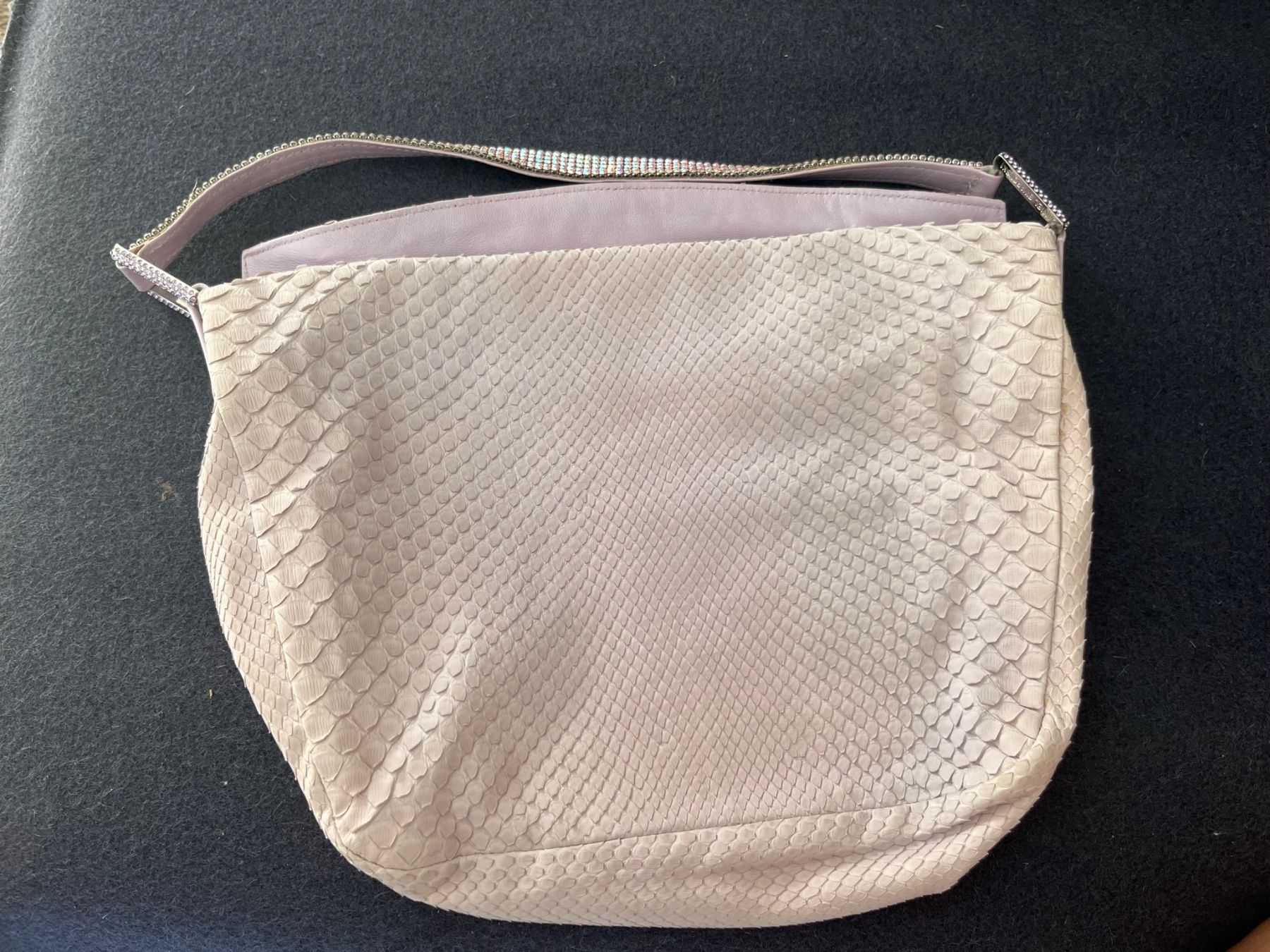 Swarovski Borse da donna: Daniel Swarovski Abendtasche rosa Schlangenleder – Nuovo (secondo la descrizione) da Saanen venduto da SoniaMichaela 5