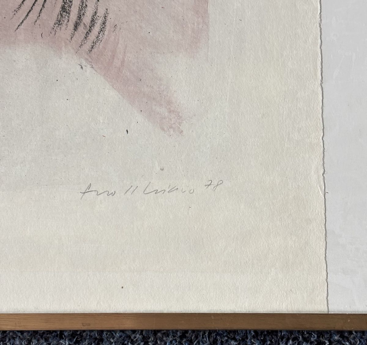 Grafica & Litografie: Originale Lithographie von Elso Schiavo   EA, gerahmt – Usato da Allenwinden venduto da Lb3 2