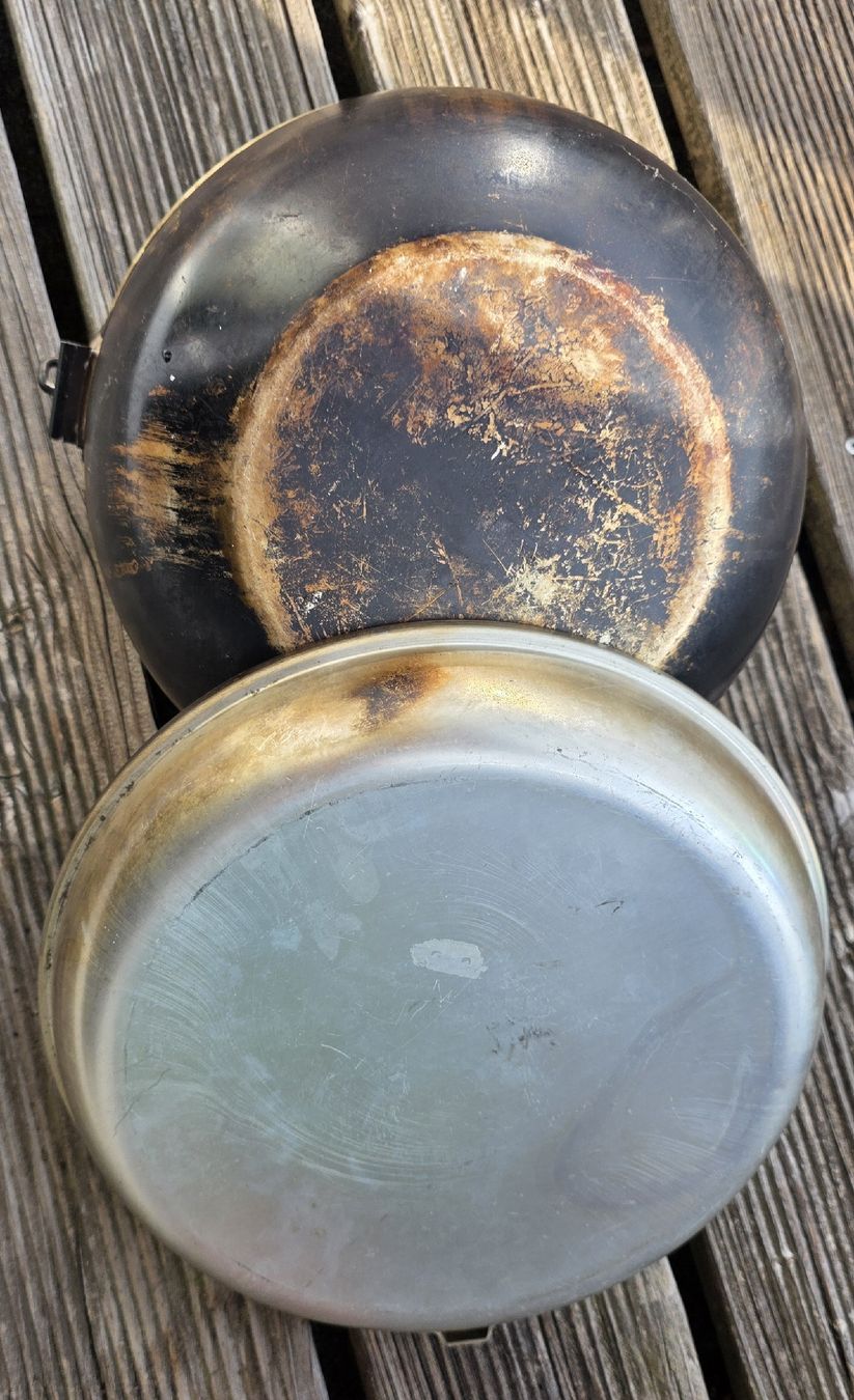 Poêles: Kochtopf Aluminium Camping mit Deckel gebraucht – D'occasion à Günsberg par Bari72 2