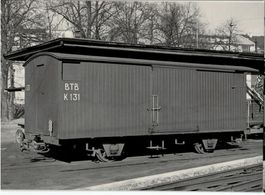 BTB Birsigtalbahn K131 in Basel-Heuwaage
