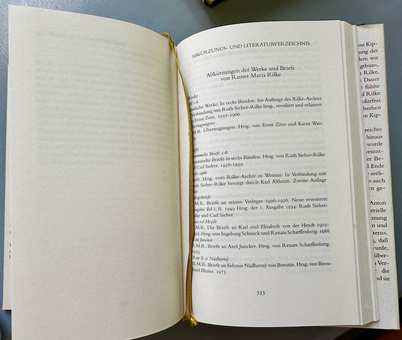Libri: Rainer Maria Rilke: Briefwechsel mit Anton Kippenberg. – Usato da Zürich venduto da allp 4