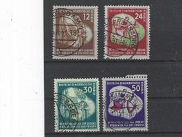 DDR 1951 GEST. WETTSPIELE