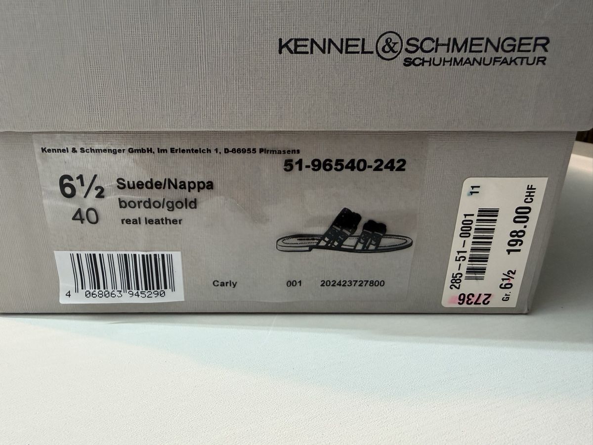 Kennel + Schmenger Scarpe da donna: Mules Kennel & Schmenger bordeaux taille 40  – Nuovo e nell'imballaggio originale da Brügg BE venduto da Goob 8