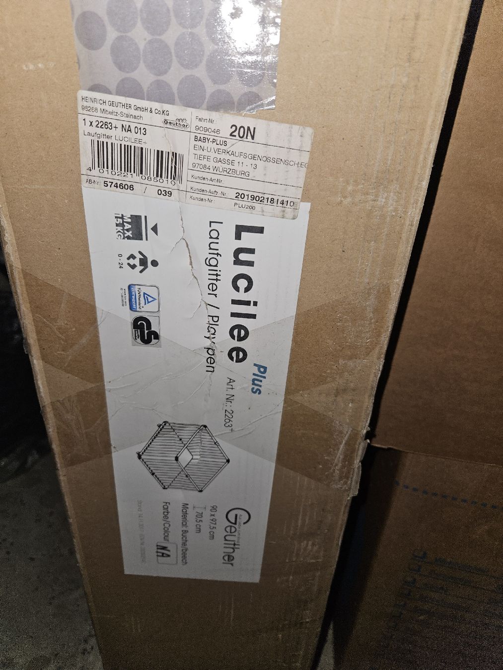 Geuther Box & Barriere di sicurezza: Laufgitter Geuther Lucilee Plus – Usato da Arni AG venduto da Chaeschpe_04 1