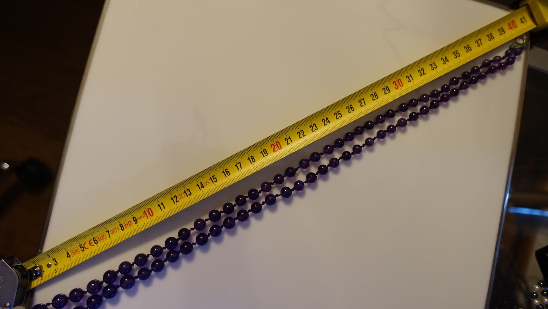 Ketten: Amethyst-Kugelkette - Was getragen wird wird wieder modern! – Gebraucht aus Fürigen von mari-anne1 3
