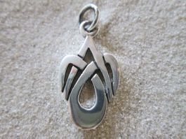 Wundervoller Ketten Anhänger Tribal aus 925er Sterl. Silber
