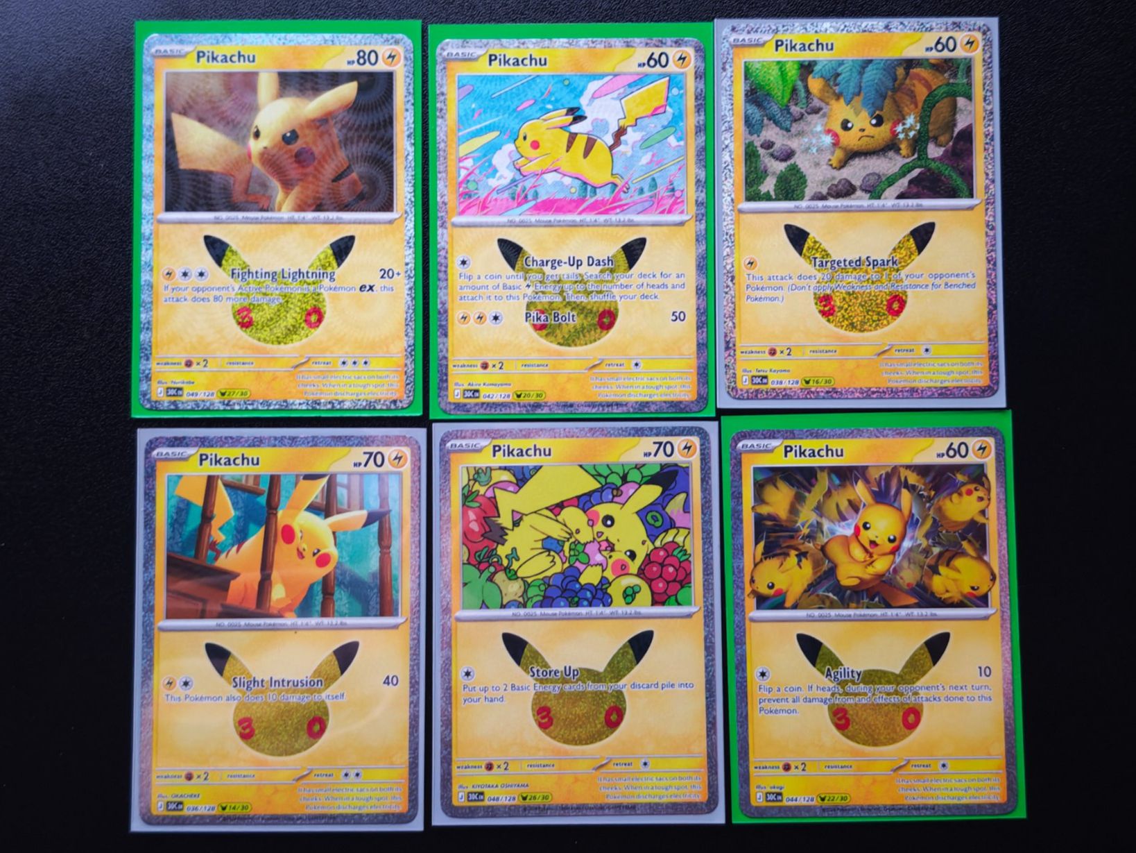 Pokémon Carte collezionabili: Pikachu 30 celebration collection x6 – Usato da Zürich venduto da lll_2km8