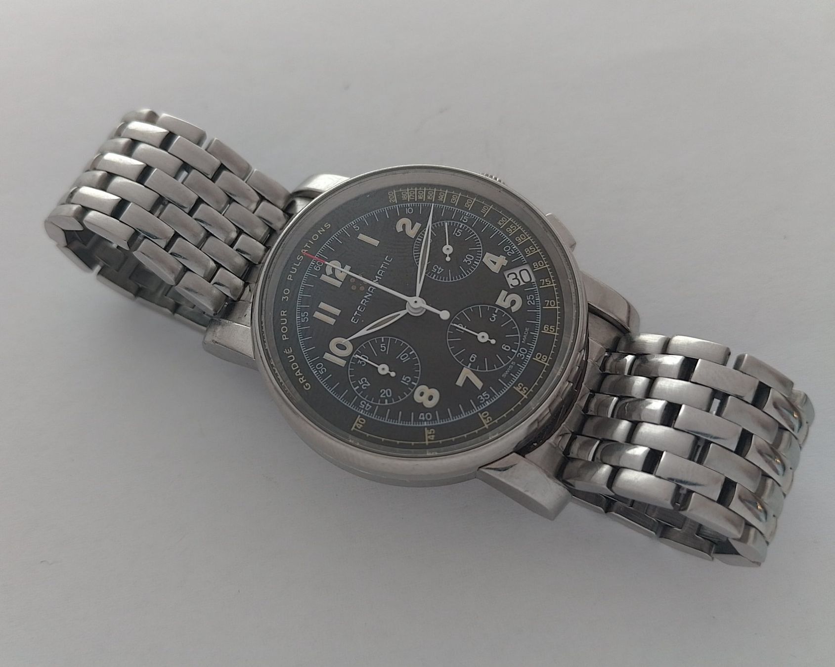 Eterna Orologi: Eterna-Matic Pulsometer Chronograph – Seltene "de Sede" Edit – Usato da Basel venduto da Givens_Watches 1