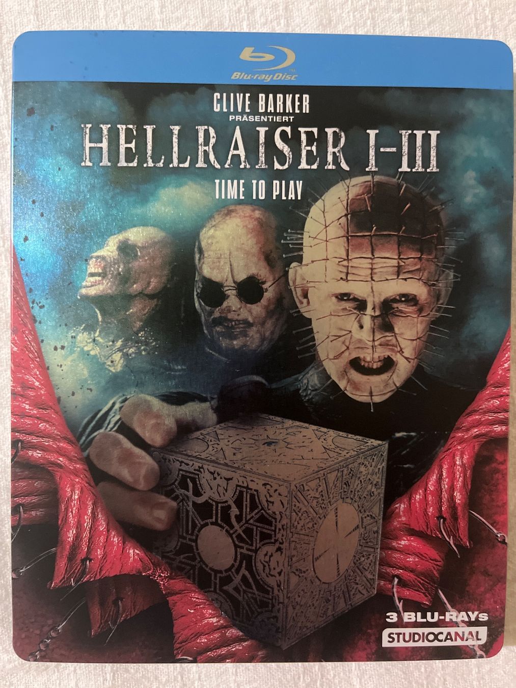 Alle DVDs: Hellraiser 1-3 Steelbook – Gebraucht aus Basel von patku79