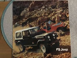 Jeep Programm Verkaufsprospekt deutsch/englisch 20 Seiten