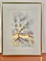 Original Watercolor Painting Christian Musette 2002