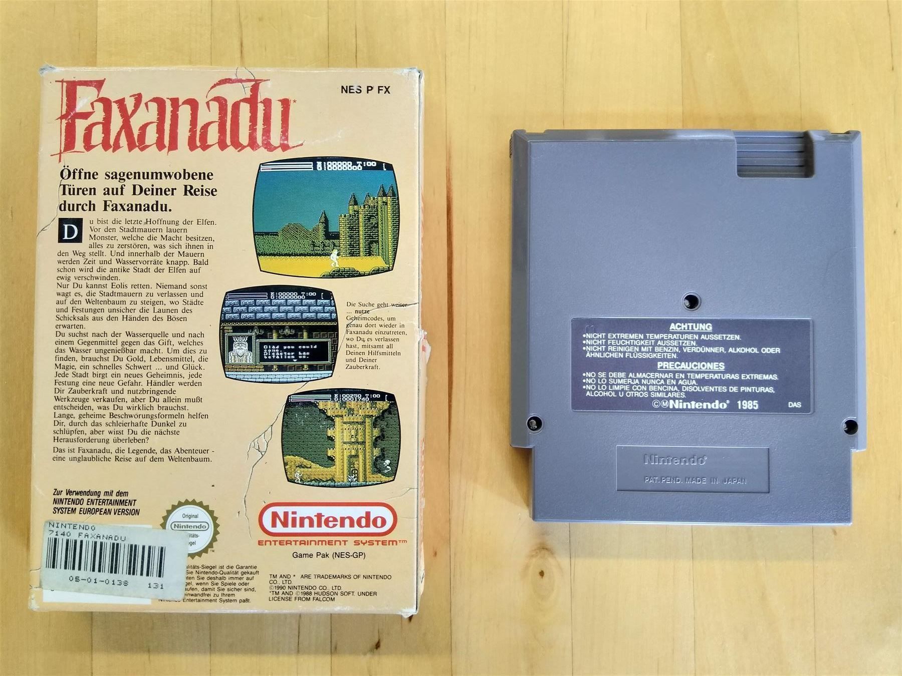 Nintendo Giochi: Faxanadu - OVP - Nintendo NES – Usato da Frauenfeld venduto da pakuw1 1