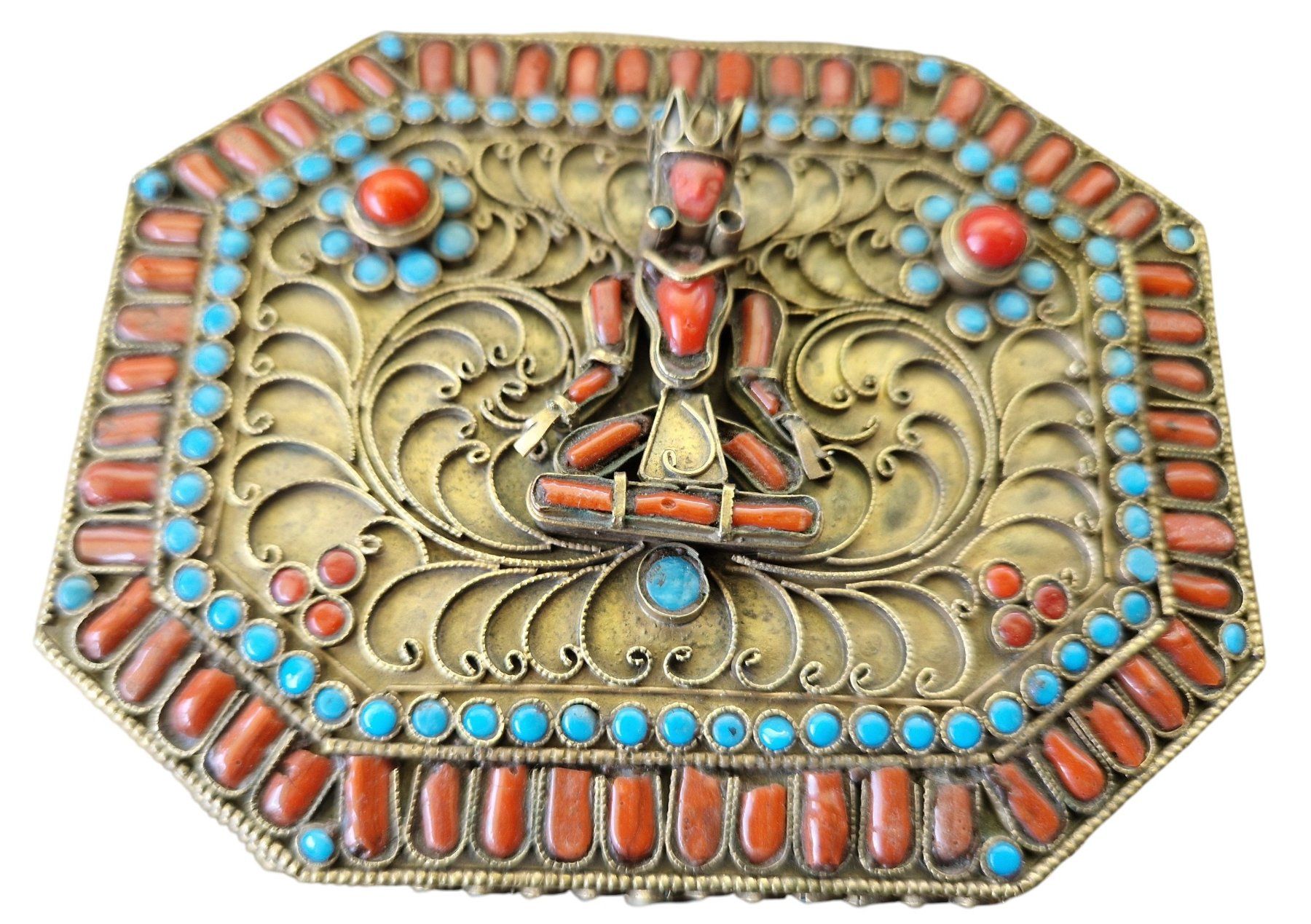 Barattoli: antike Amulett-Box Tibet – Usato da Mörschwil venduto da antiksalon21 3