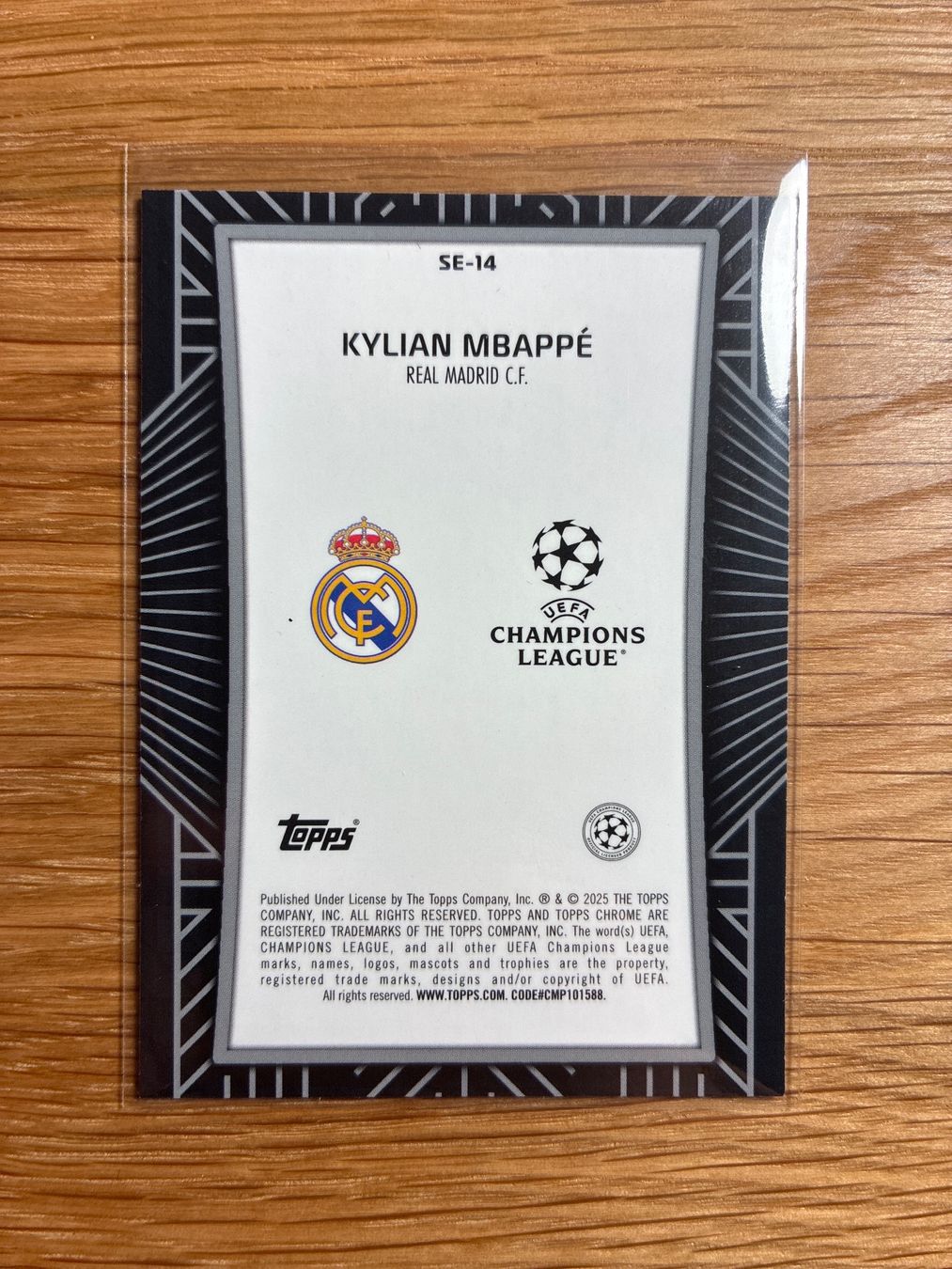 Topps Carte collezionabili: Topps Chrome Kylian Mbappe Real Madrid Case Hit – Usato da Wangenried venduto da Garagara 1