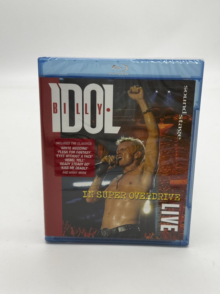 Alle DVDs: Billy Idol – In Super Overdrive Live Blu-ray OVP – Neu und originalverpackt aus Kloten von Warehouse81