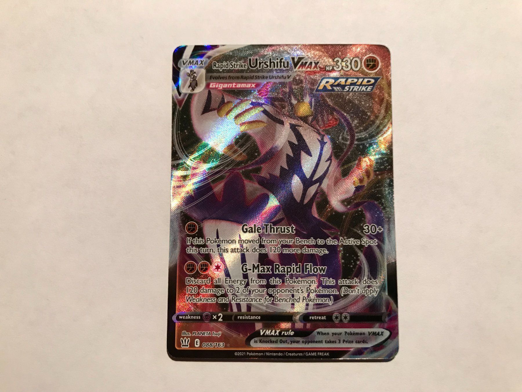 Pokémon Carte collezionabili: Rapid Strike Urshifu Vmax – Nuovo (secondo la descrizione) da Hagendorn venduto da Pokecollectorch 1