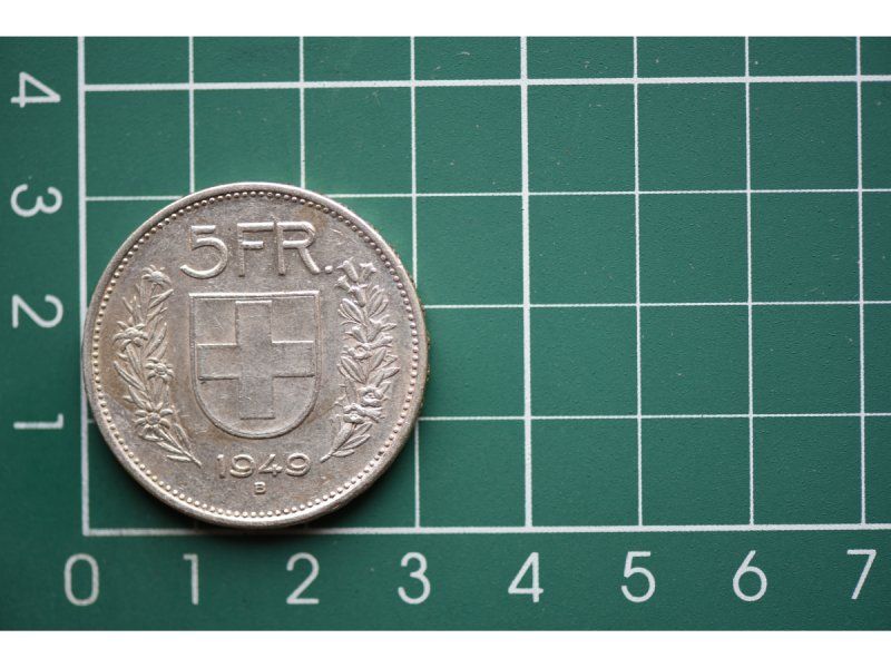 Tutti le monete: 835er silber 5 franken 1949 – Usato da Laupen BE venduto da Gufi57