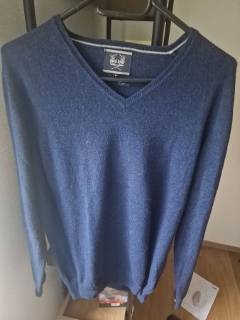 Paul Kehl Pullover M, marineblau, neuwertig Nur 1× getragen,