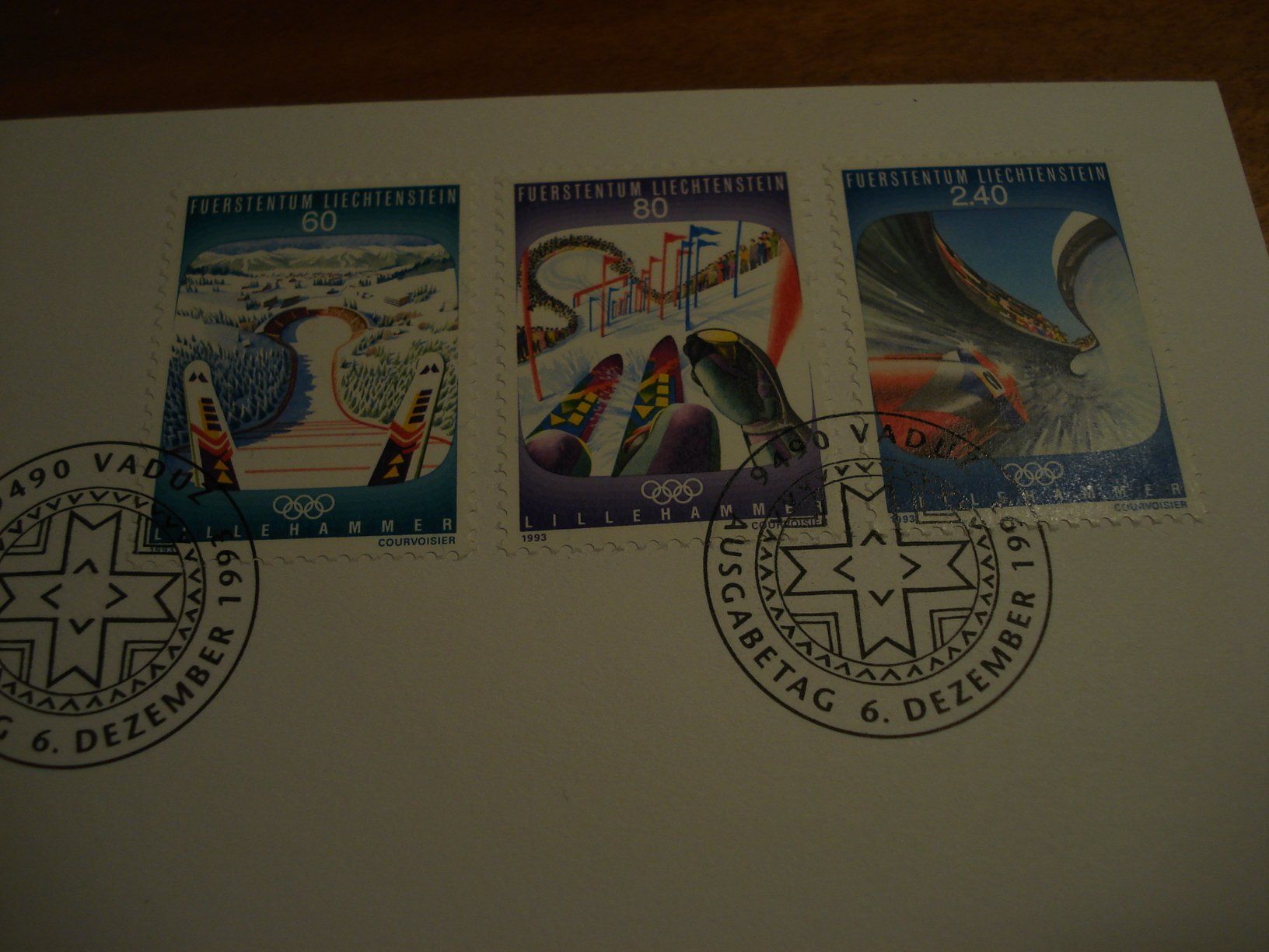 Alle Briefmarken: Liechtenstein Set FDC 1993, 10 Belege – Gebraucht aus Niederwil AG von morostahu