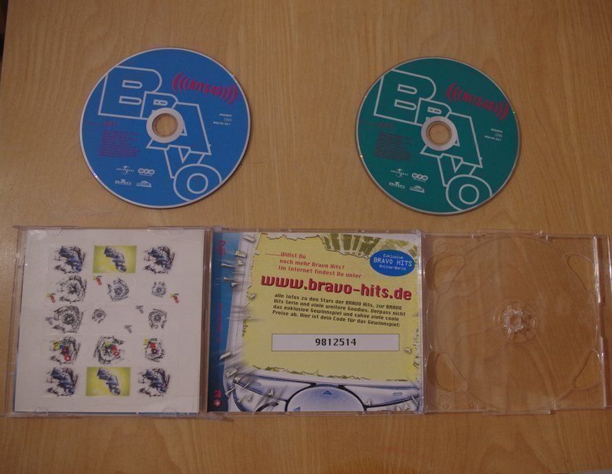 CDs: Bravo Hits 43, Doppel CD 2003, Hit Compilation, Sampler – Gebraucht aus Schönenberg TG von  1