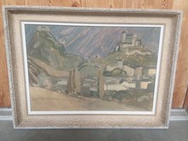 Jean Morax (1869-1939) Vue de Sion