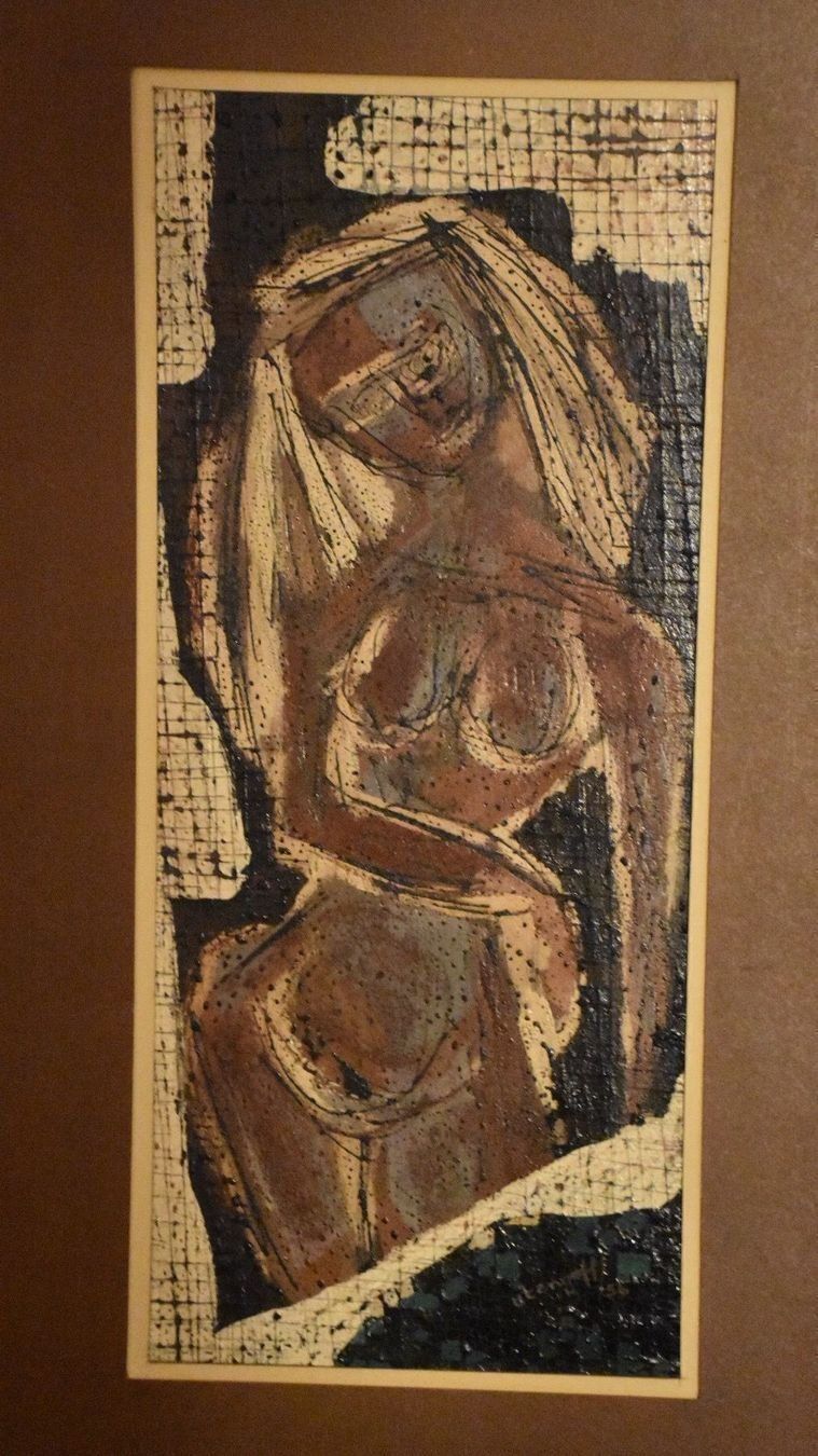 Dipinti: Akt Gemälde abstrakte Kunst 1950-60 – Usato da Schliern b. Köniz venduto da FinderXXII