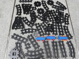 Original Lego Duplo Eisenbahn Schienen