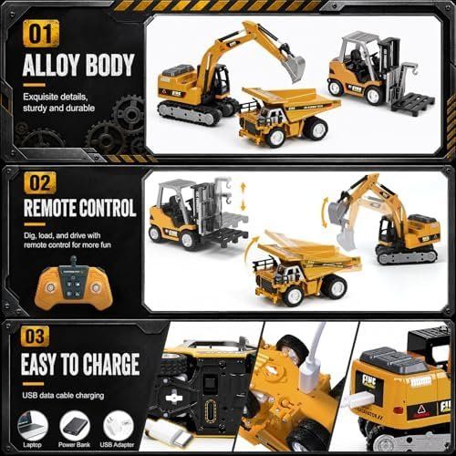 RC Modellbau: RC Baufahrzeuge 3in1 – Neu und originalverpackt aus Hundwil von Equiply 6