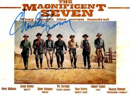 Charles BRONSON Die glorreichen Sieben / AUTOGRAMM