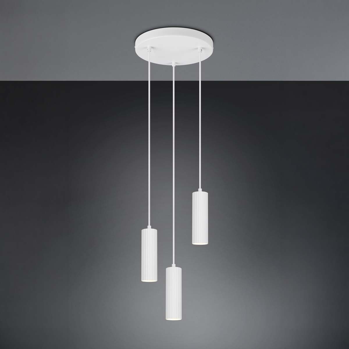 Lampadari & plafoniere: Pendelleuchte, Weiss, Rund, 28 cm Ø – Nuovo (secondo la descrizione) da Kreuzlingen venduto da Smart-Light