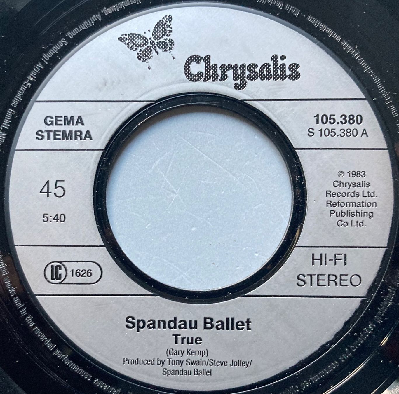 Dischi in vinile: SPANDAU BALLET - TRUE – Usato da Poliez-Pittet venduto da Newtown-Records 2