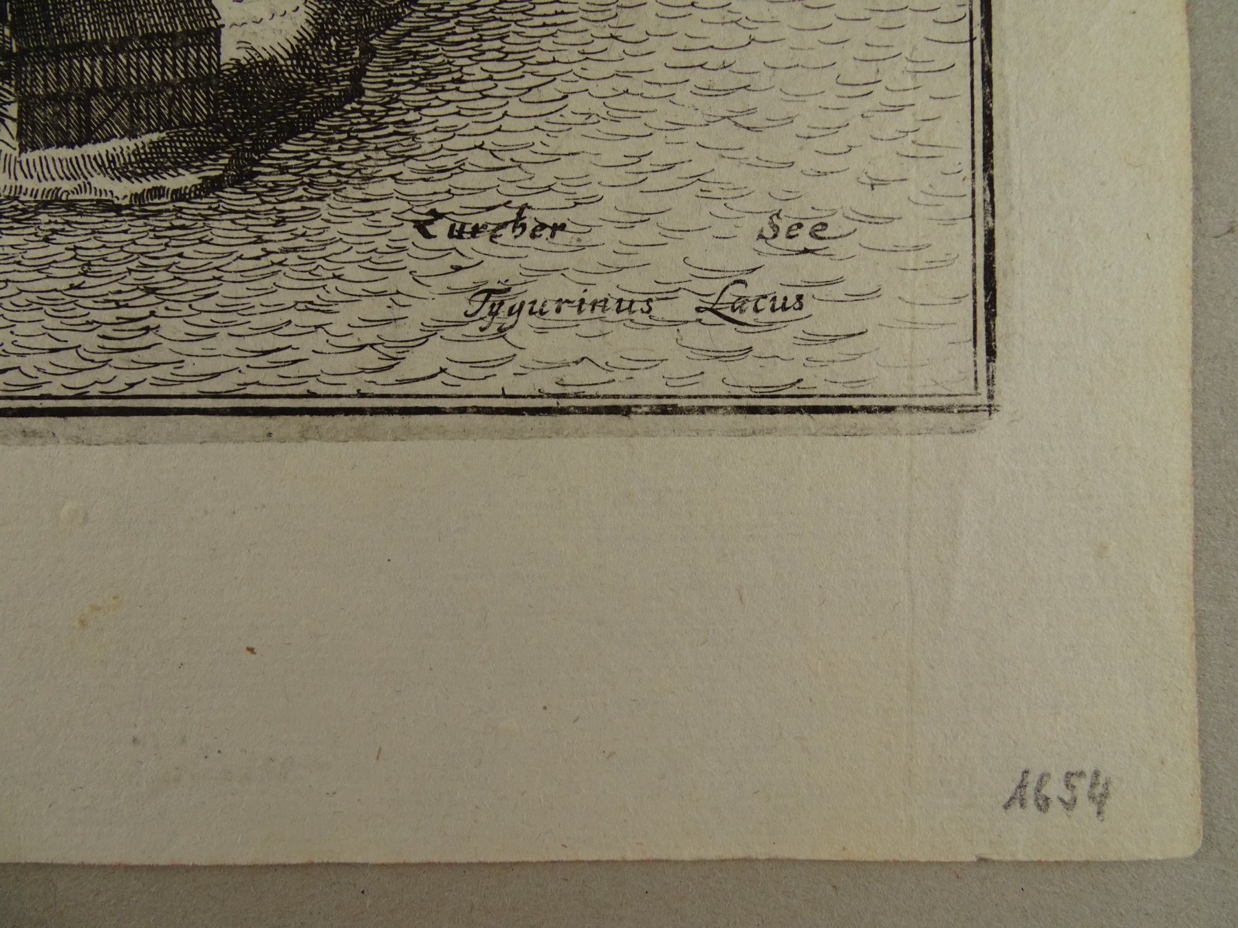 Incisioni: WÄDENSWIL, KUPFERSTICH 1654 – Usato da Grüningen venduto da Kartensammler 6