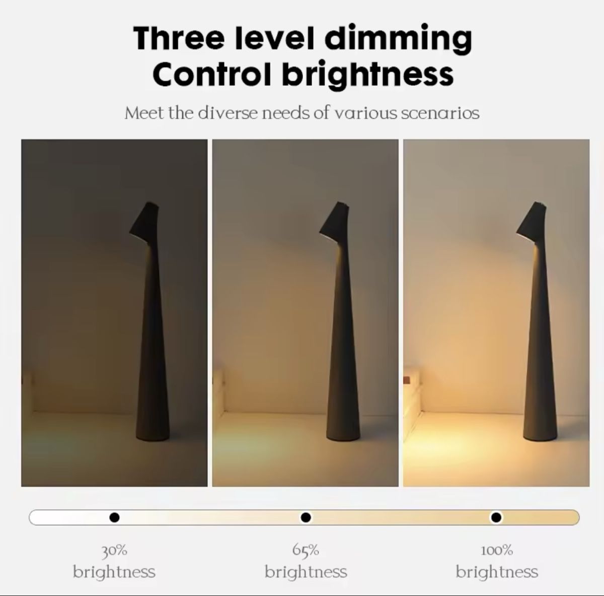 Lampen: Dimmbare LED Tischleuchte, 3 Helligkeitsstufen – Neu (gemäss Beschreibung) aus Flawil von swisstrendshop 1