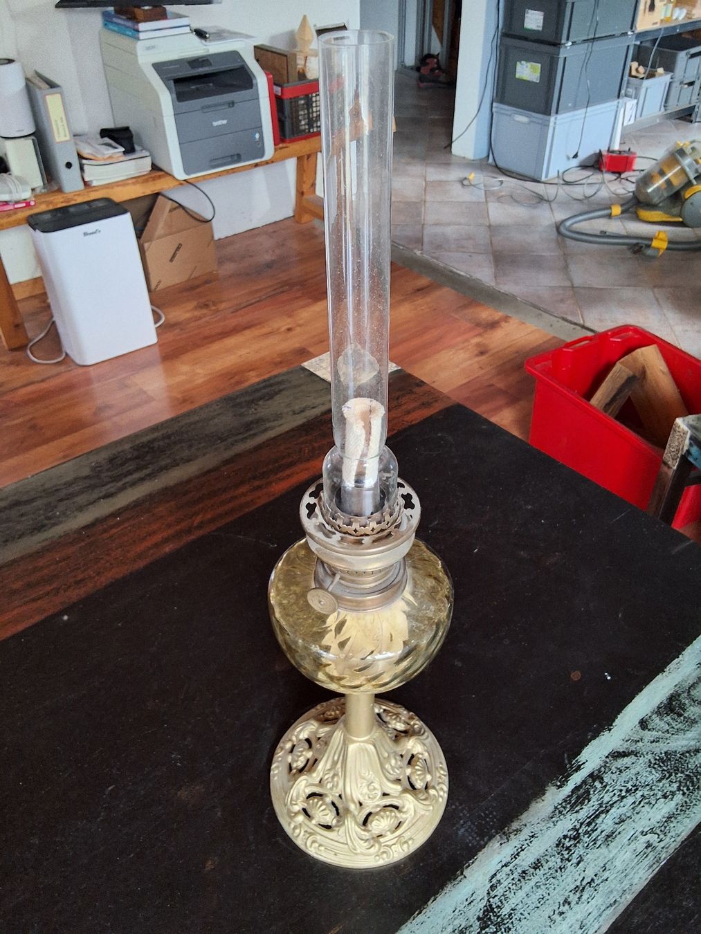 Lampade: Petrollampe aus Guss – Usato da Unterkulm venduto da Neuzgi 3