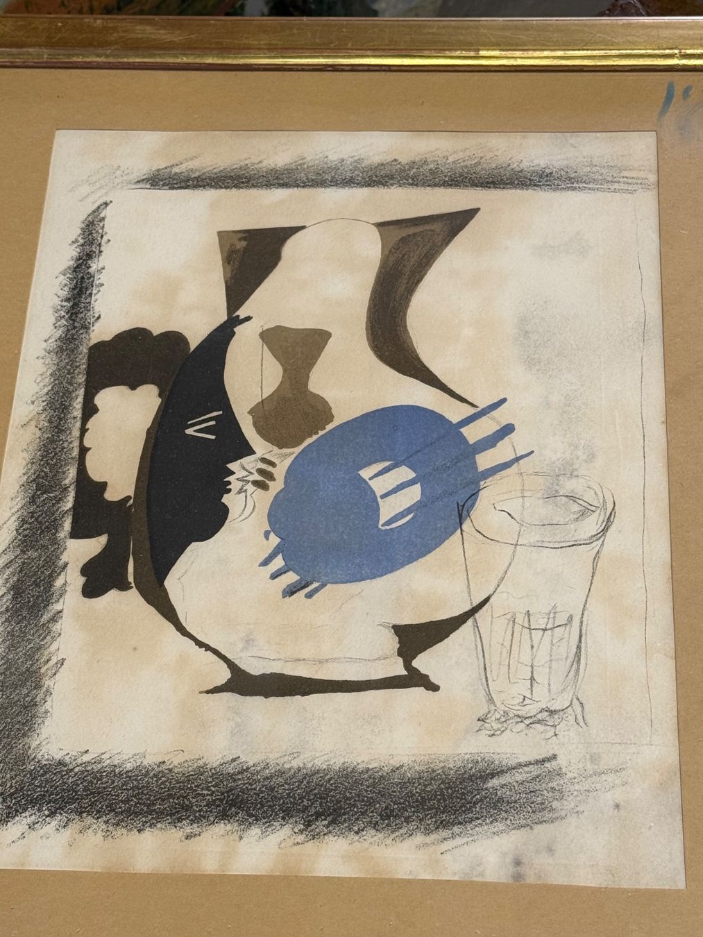 Arts picturaux & lithographies: BRAQUE Georges Litho Verre et pichet – D'occasion à Bern par Jwpm66 1
