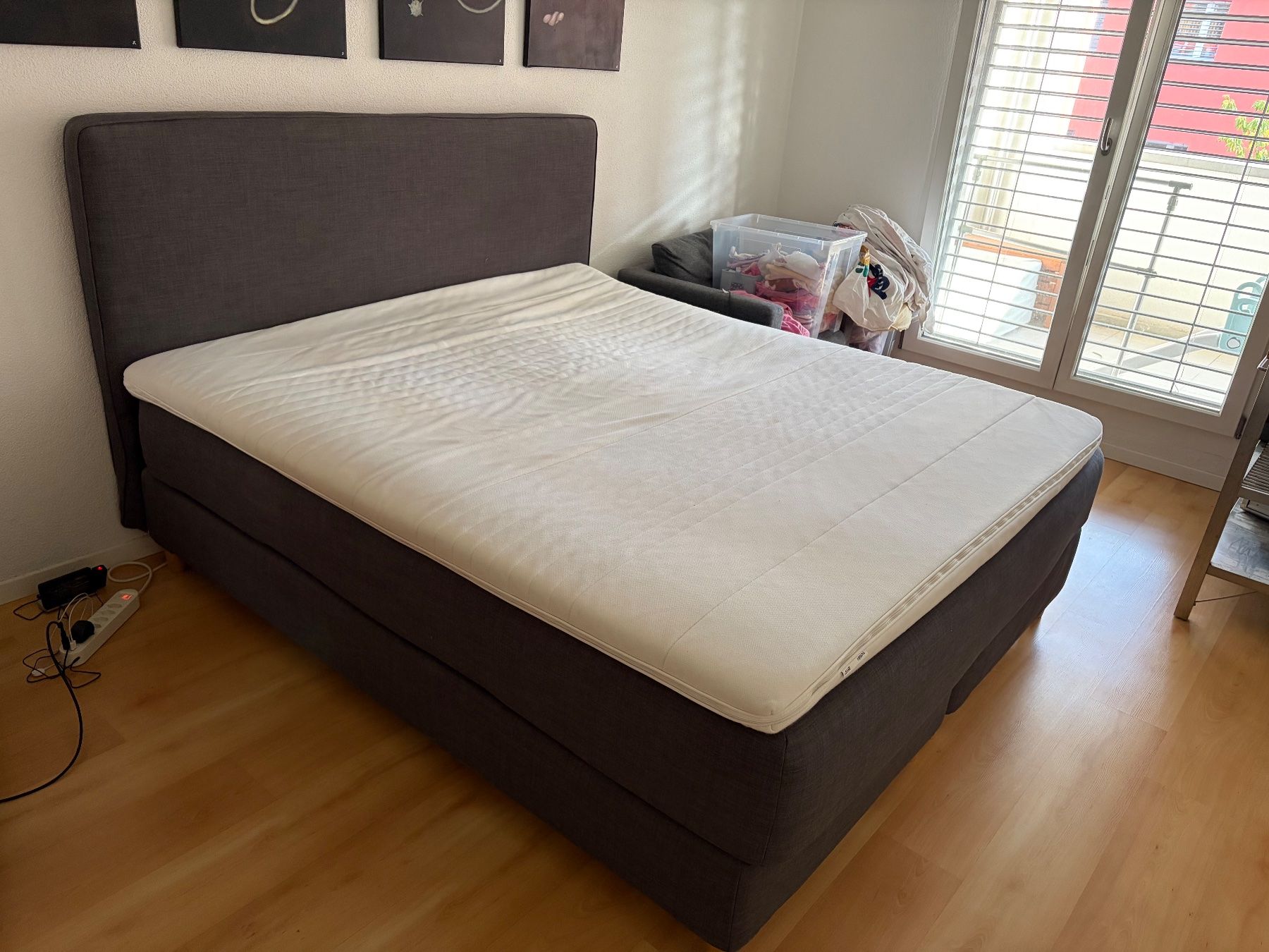 Ikea Lits: Boxspringbett 180 x 200cm Ikea Dunvik – D'occasion à Zürich par hbob.ethz 1