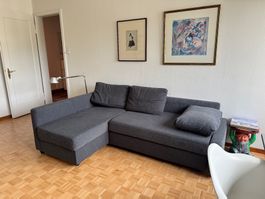 WIE NEU! IKEA Friheten Bettsofa mit Chaise Longue links
