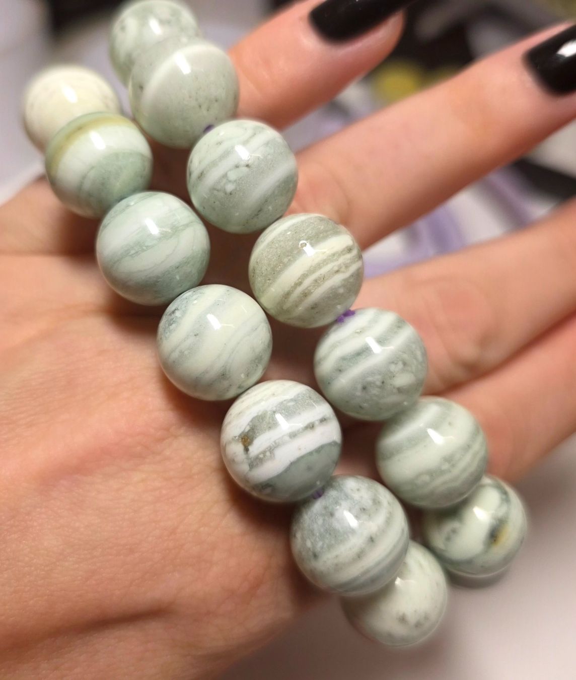 Mineralien & Heilsteine: Lace Achat Armband – Neu und originalverpackt aus Matzingen von Shay_Crystalz 1