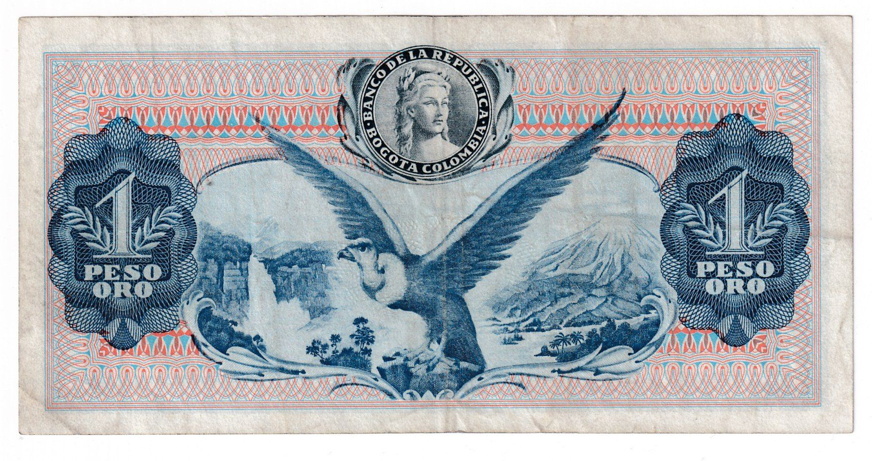 Banconote: Kolumbien 1 peso 1973s-ss – Usato da Neuchâtel venduto da karlpierrino 1