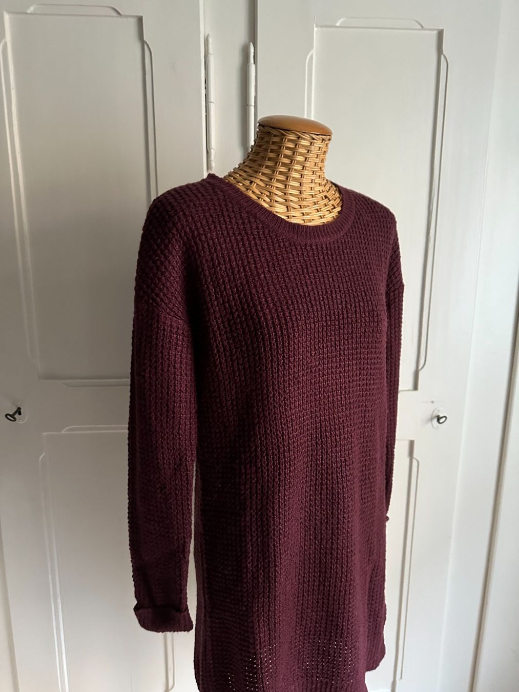 Maglioni & Felpe: JACQUELINE DE YONG - Long Strickpullover violett S – Usato da Zürich venduto da Diazaio 1