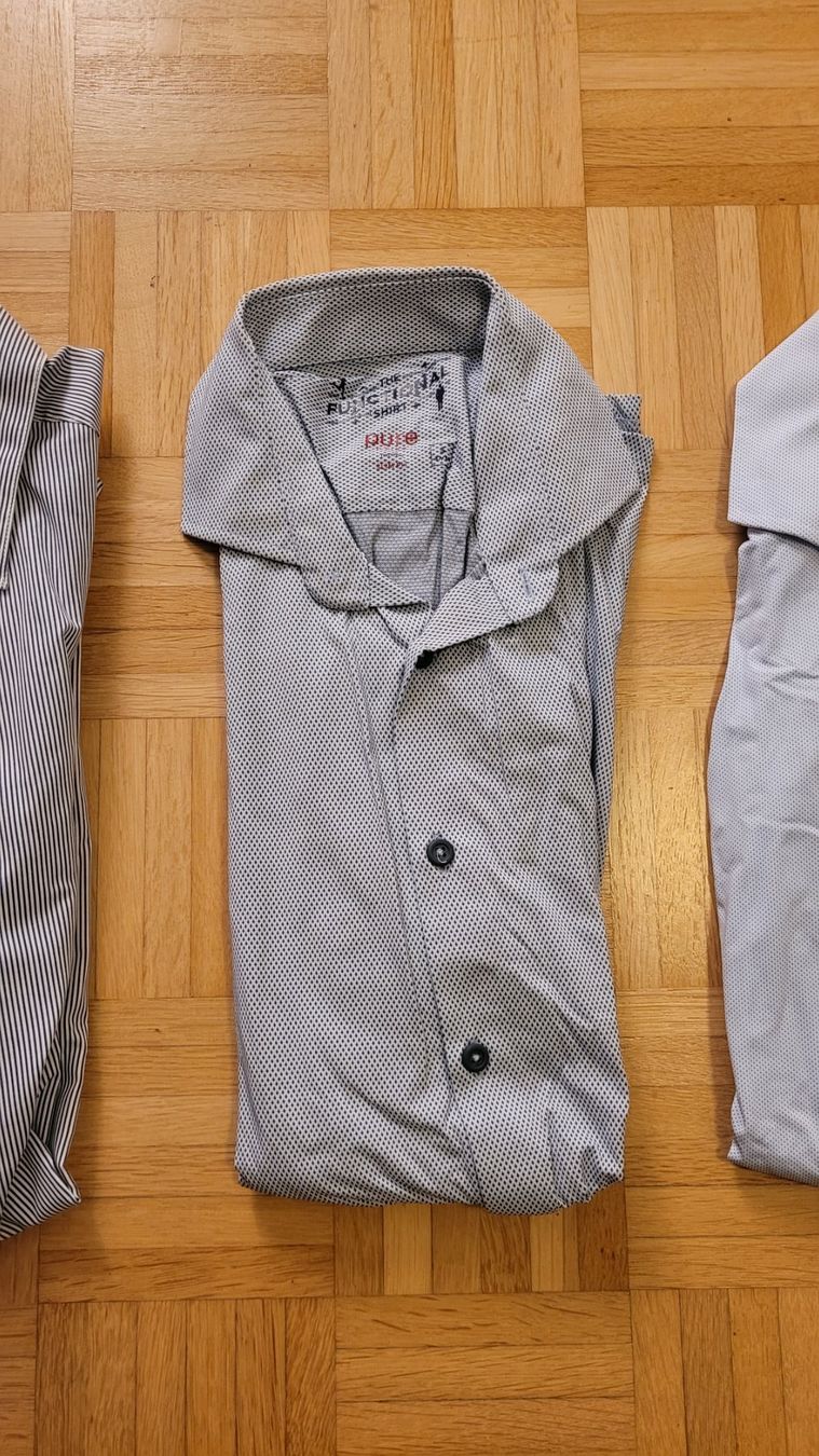 Camicie: 3 Herrenhemden Grösse S – Usato da Birsfelden venduto da samurai99 6