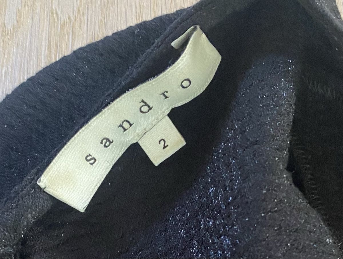 Sandro Kleider: Neuwertiges Sandro Kleid, schwarz, Grösse 2 = 36 – Gebraucht aus Winkel von Flyhy2020 5