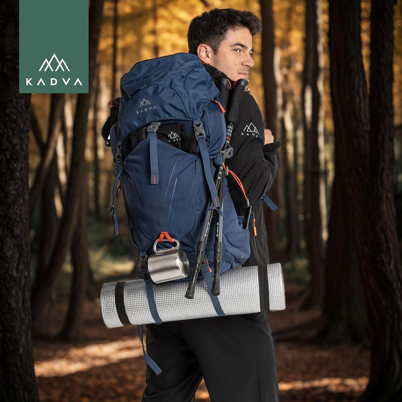 Zaini: KADVA Trekkingrucksack 40L mit Regenhülle – Nuovo e nell'imballaggio originale da Suhr venduto da SchnapperCH 1