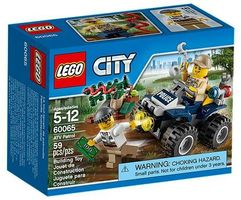LEGO 60065 City Auf Streife im Sumpfpolizei-Quad  NEU
