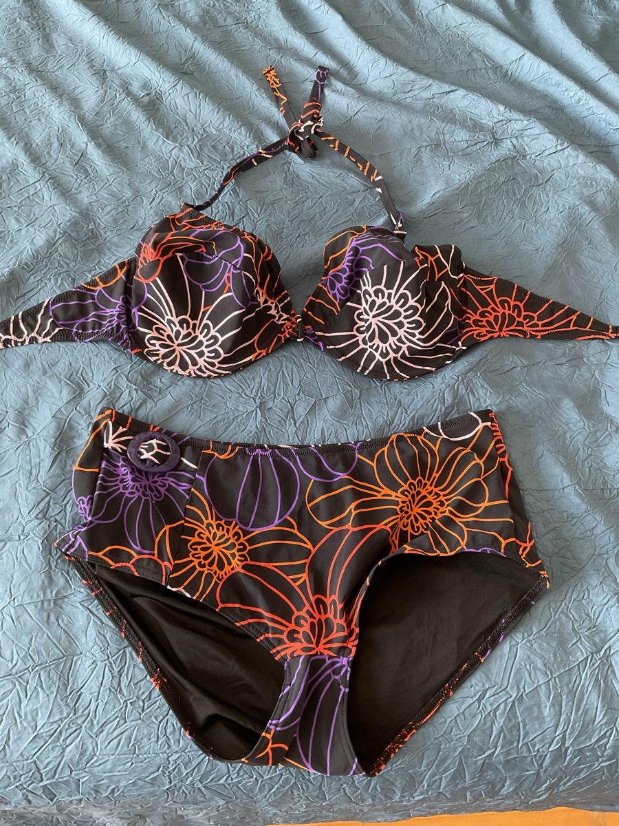 Badekleider & Bikinis: Bikini Fantasie taille 75F bas M fleuri – Neu (gemäss Beschreibung) aus Villarepos von Sglobule 4