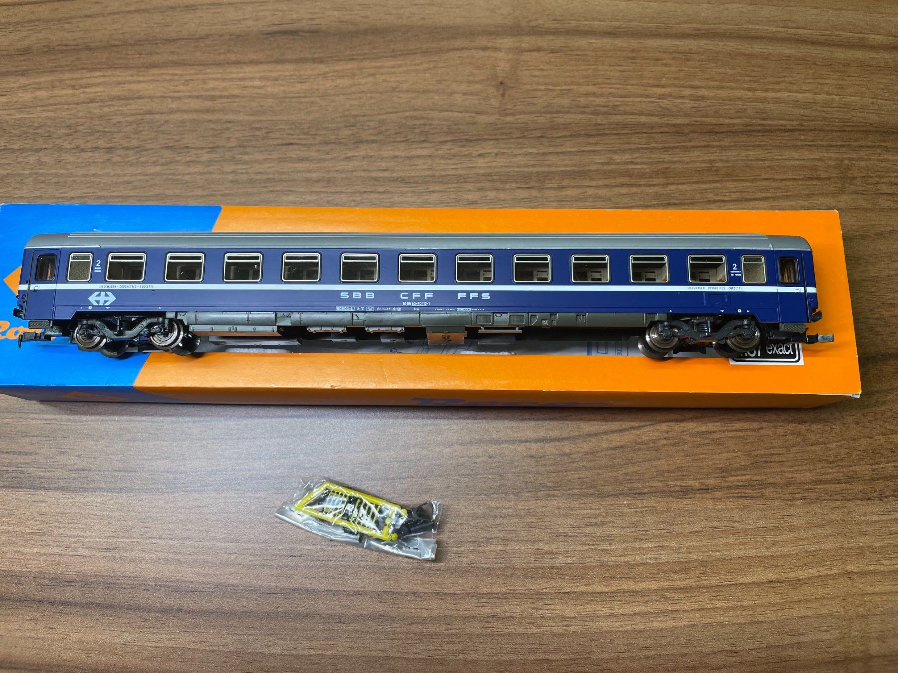 Roco Modellini di ferrovie: Roco Liegewagen der SBB 2. Klasse in DC – Usato da Villmergen venduto da Mfritz 1