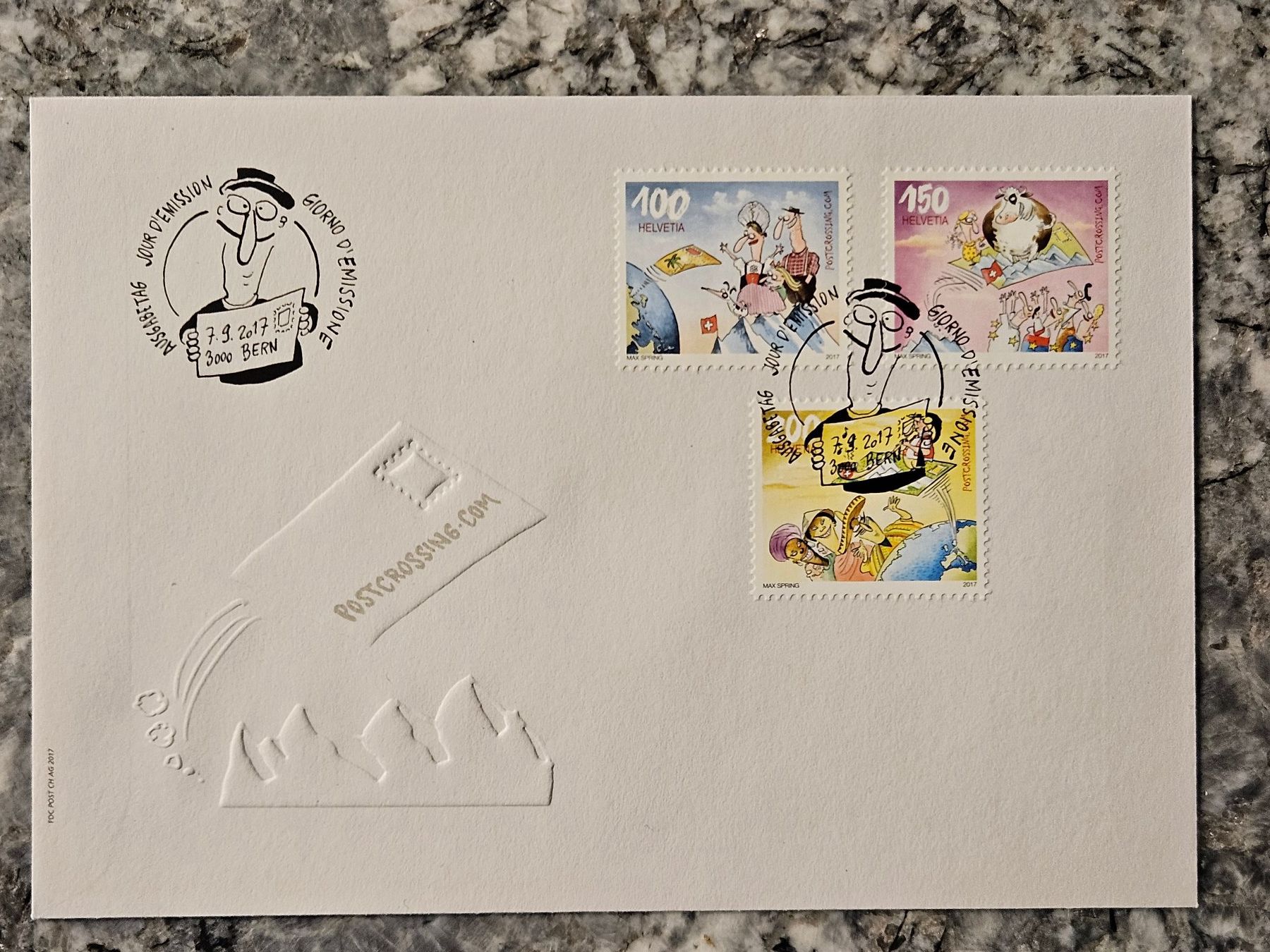 Tutti i francobolli: 5 FDC 2017 (postpreis 20.--) nur 5.-- – Nuovo (secondo la descrizione) da Buttikon SZ venduto da Marcelr 3