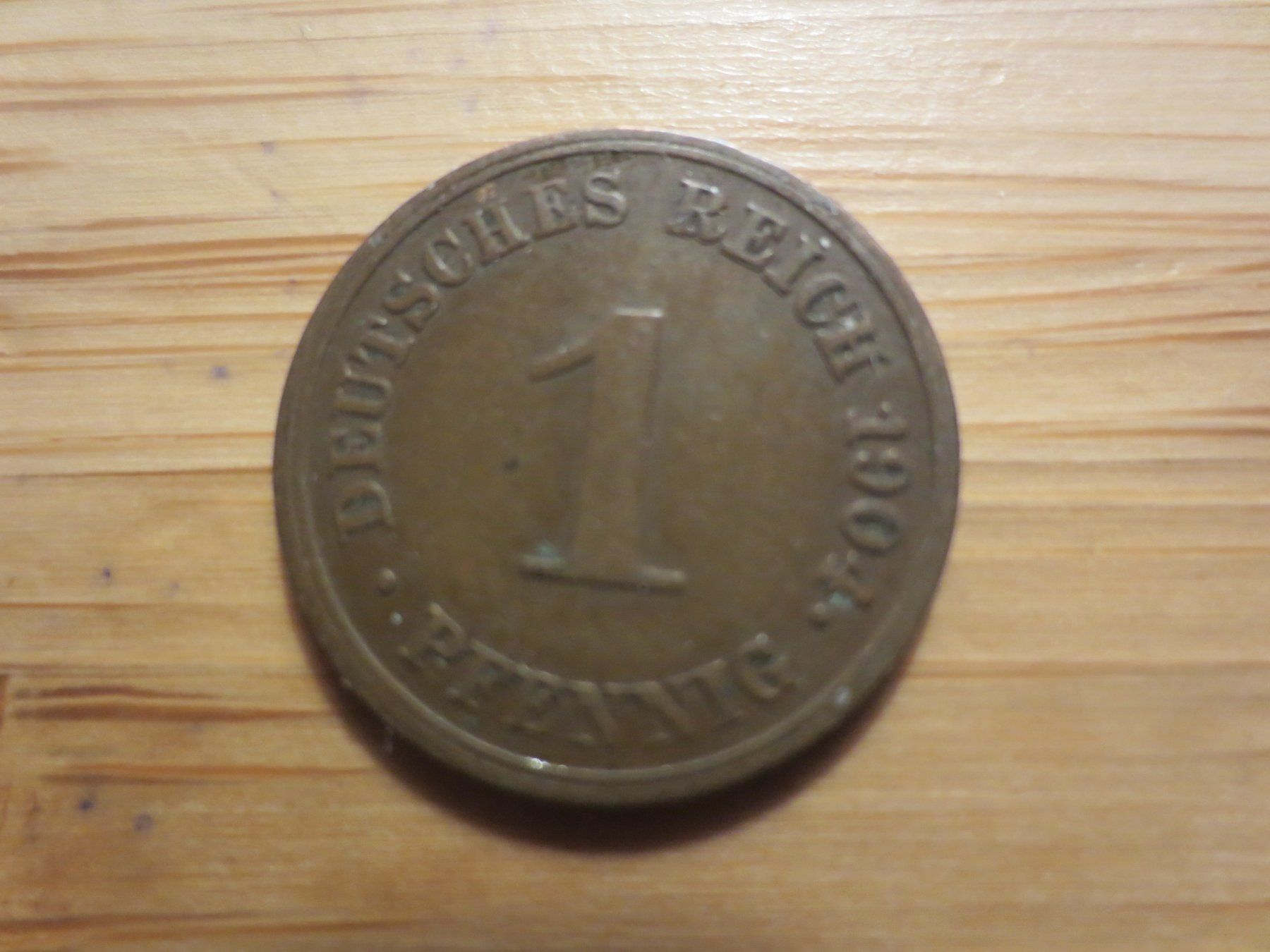 Tutti le monete: Deutsches Reich 1Pfennig 1901 – Usato da Weier im Emmental venduto da waefler03